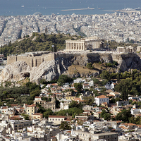 Buy canvas prints of Acropolis of Athens, Greece by Geoffrey Higges
