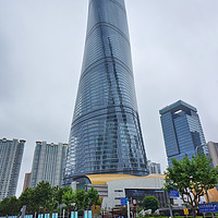 Buy canvas prints of Shanghai Tower - Tallest Building in Shanghai by Geoffrey Higges