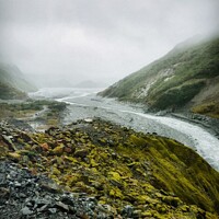 Buy canvas prints of Franz Josef Glacier New Zealand by Sandra Broenimann