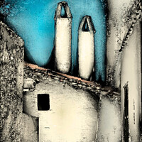 Buy canvas prints of  Whispers of Two Chimneys by Deanne Flouton