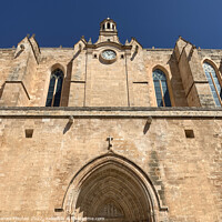 Buy canvas prints of  Medieval Cathedral in Ciutadella Menorca by Deanne Flouton