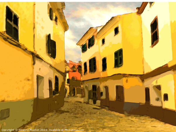 Sunkissed Streets of Ciutadella Menorca Picture Board by Deanne Flouton