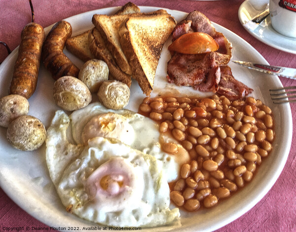 The Ultimate Full English Breakfast Picture Board by Deanne Flouton