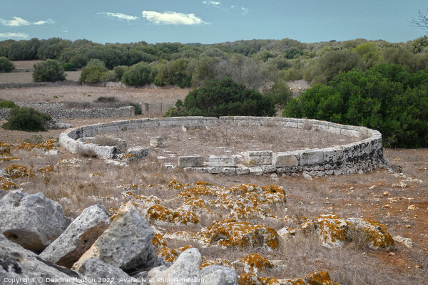 The Ancient Threshing Circle of Menorca Picture Board by Deanne Flouton