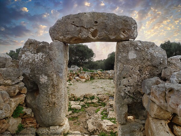 A Gateway to Prehistoric Life in Menorca Spain Picture Board by Deanne Flouton