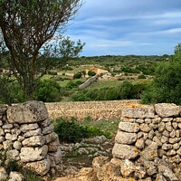 Buy canvas prints of Countryside View Menorca Spain by Deanne Flouton