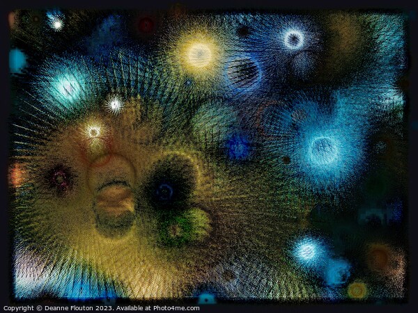 Cosmic Vortex Picture Board by Deanne Flouton