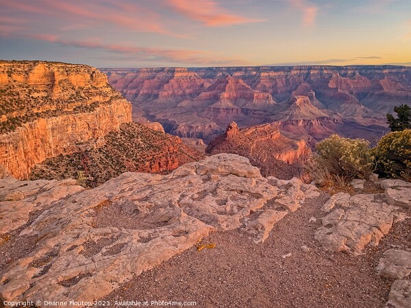 Stunning Sunrise at the Grand Canyon Picture Board by Deanne Flouton