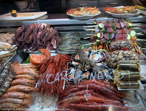 Tempting Seafood Delight Picture Board by Deanne Flouton