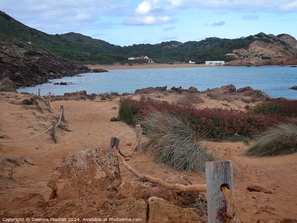 Approach to Pregonda Menorca Picture Board by Deanne Flouton