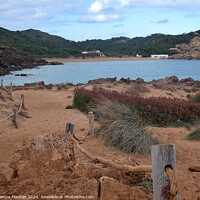 Buy canvas prints of Approach to Pregonda Menorca by Deanne Flouton