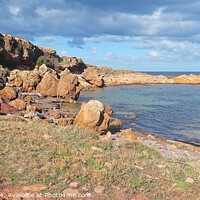 Buy canvas prints of Rocky landscape Menorca by Deanne Flouton