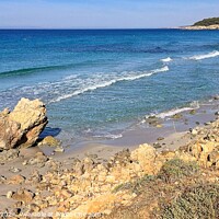 Buy canvas prints of San Adeodato Signature Rocks Menorca by Deanne Flouton