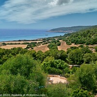 Buy canvas prints of Overview of San Adeodato Menorca Spain by Deanne Flouton