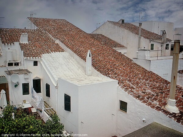 Roof Top Ski Slope in Mercadal Menorca Spain Picture Board by Deanne Flouton