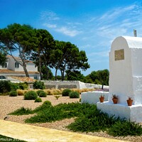 Buy canvas prints of Serenity in the Rural Garden Menorca by Deanne Flouton