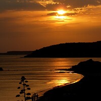 Buy canvas prints of A Breathtaking Menorca Sunset by Deanne Flouton