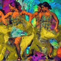 Buy canvas prints of A Vibrant Flamenco Performance by Deanne Flouton