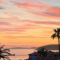 Buy canvas prints of  Sunset Silhouettes Menorca by Deanne Flouton