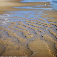 Buy canvas prints of Solitude on East Hampton Beach by Deanne Flouton