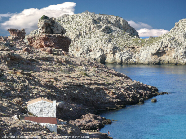  Cala Morella Menorca Serene Escape Picture Board by Deanne Flouton