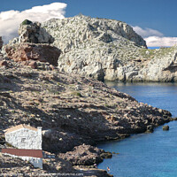 Buy canvas prints of  Cala Morella Menorca Serene Escape by Deanne Flouton
