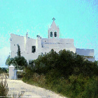 Buy canvas prints of Hermitage Sant Joan de Missa Ciutadella Menorca by Deanne Flouton
