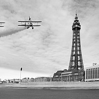 Buy canvas prints of Wing Walkers at Blackpool by Ashley Jackson