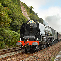 Buy canvas prints of 6233 Duchess of Sutherland by Ashley Jackson