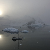 Buy canvas prints of Antarctic Mist by Richard Simpson