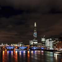 Buy canvas prints of River Lights London by Scott  Hughes