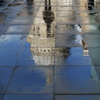 Buy canvas prints of St Pauls Reflection by Scott  Hughes
