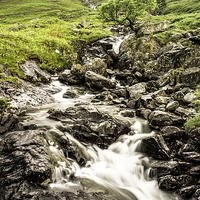 Buy canvas prints of Like water on rock by Andrew Tait