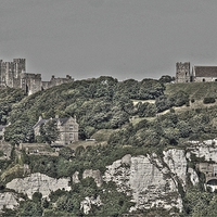 Buy canvas prints of Dover Castle by Andy Huntley