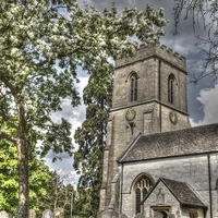 Buy canvas prints of St Marys Church Reigate by Andy Huntley