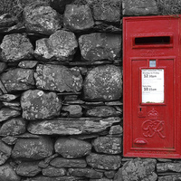 Buy canvas prints of Post Box by Andy Huntley