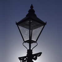 Buy canvas prints of Lamp Light by Andy Huntley