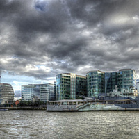 Buy canvas prints of Thames Panorama by Andy Huntley