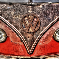 Buy canvas prints of VW Campervan by Andy Huntley
