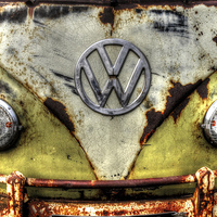 Buy canvas prints of VW Campervan by Andy Huntley