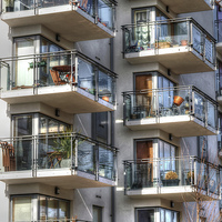 Buy canvas prints of Urban Living by Andy Huntley