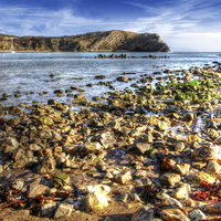 Buy canvas prints of Lulworth Cove Dorset by Andy Huntley
