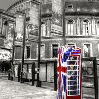 Buy canvas prints of Royal Phone Box by Andy Huntley