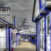 Buy canvas prints of Eastbourne Pier by Andy Huntley