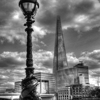 Buy canvas prints of The Shard by Andy Huntley