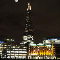 Buy canvas prints of The Shard at Night by Andy Huntley