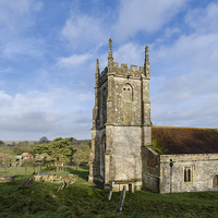 Buy canvas prints of  St Giles Church, Imber, Wiltshire by Carolyn Eaton