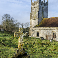 Buy canvas prints of  St Giles Church, Imber, Wiltshire by Carolyn Eaton