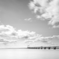 Buy canvas prints of  The Second Severn Crossing by Carolyn Eaton