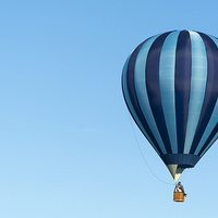 Buy canvas prints of  Blue Balloon by Carolyn Eaton